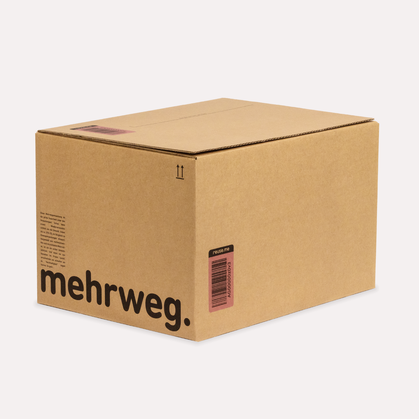Nachhaltige und wiederverwendbare Mehrweg Karton Verpackung Versandkarton