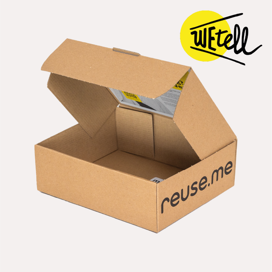 WEtell x Kleinpaket xs2e – 230x190x78mm