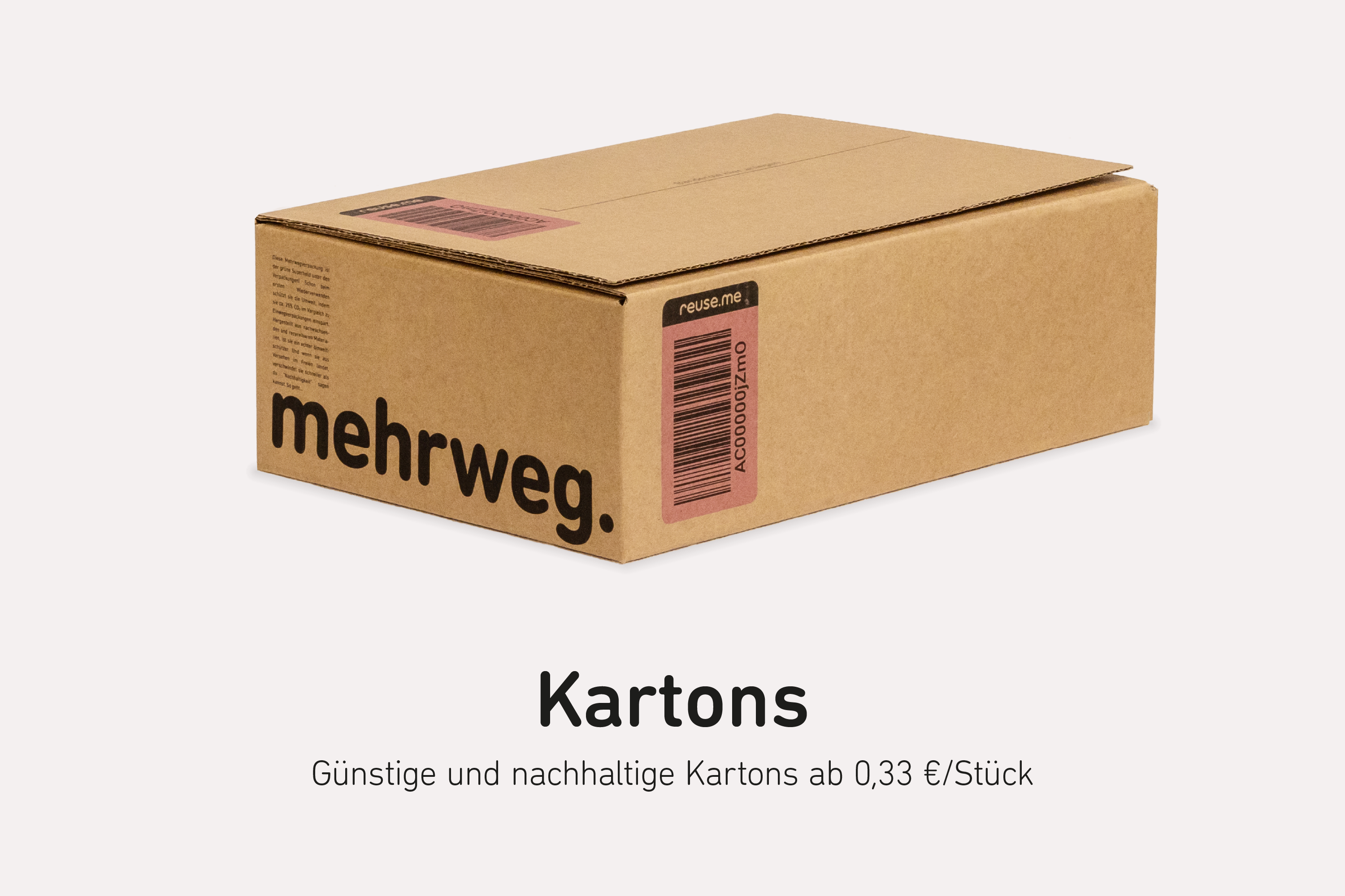 Mehrweg Karton und Verpackungen für dein Online Shop jetzt kaufen!