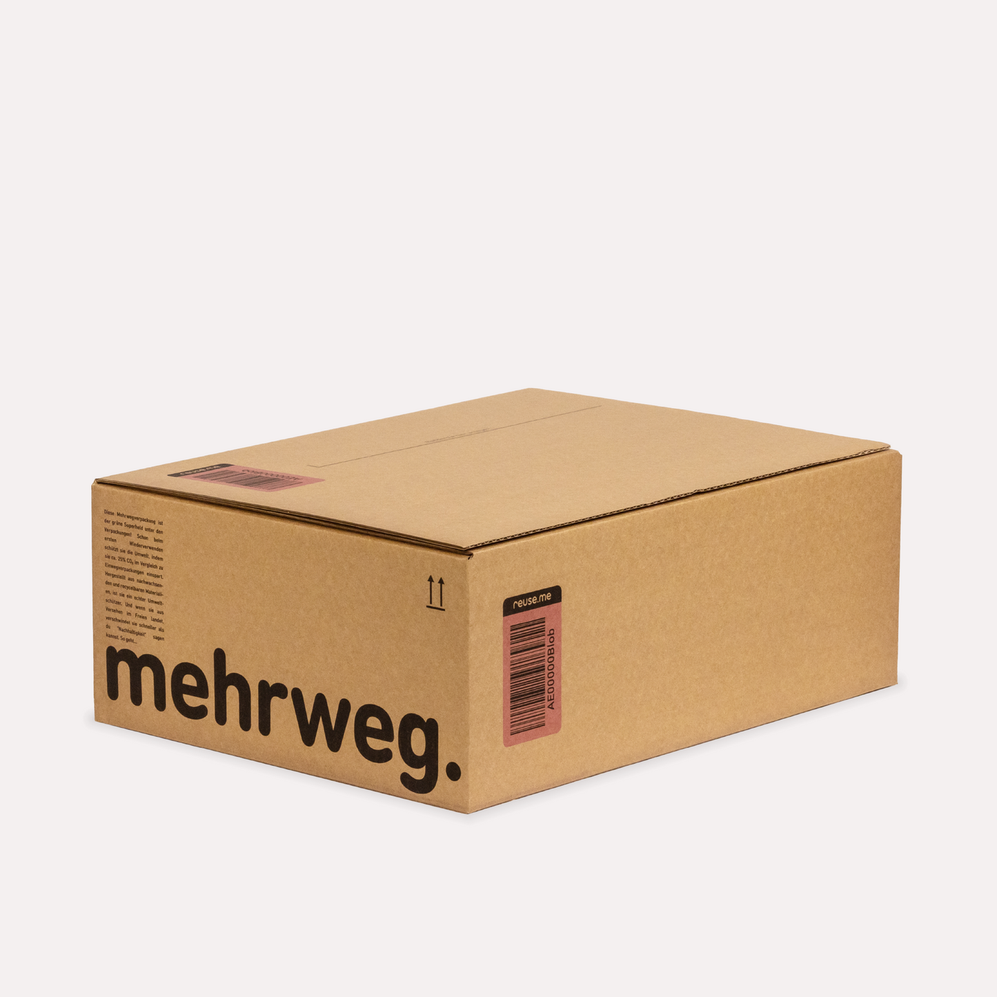 Nachhaltige und wiederverwendbare Mehrweg Karton Verpackung Versandkarton 400x300x150mm