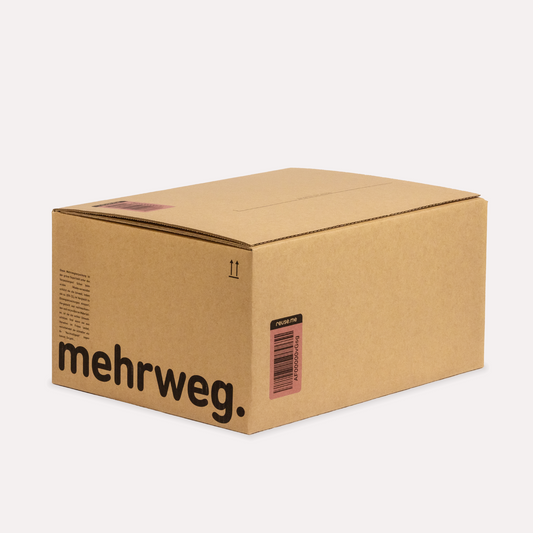 	Nachhaltige und wiederverwendbare Mehrweg Karton Verpackung Versandkarton