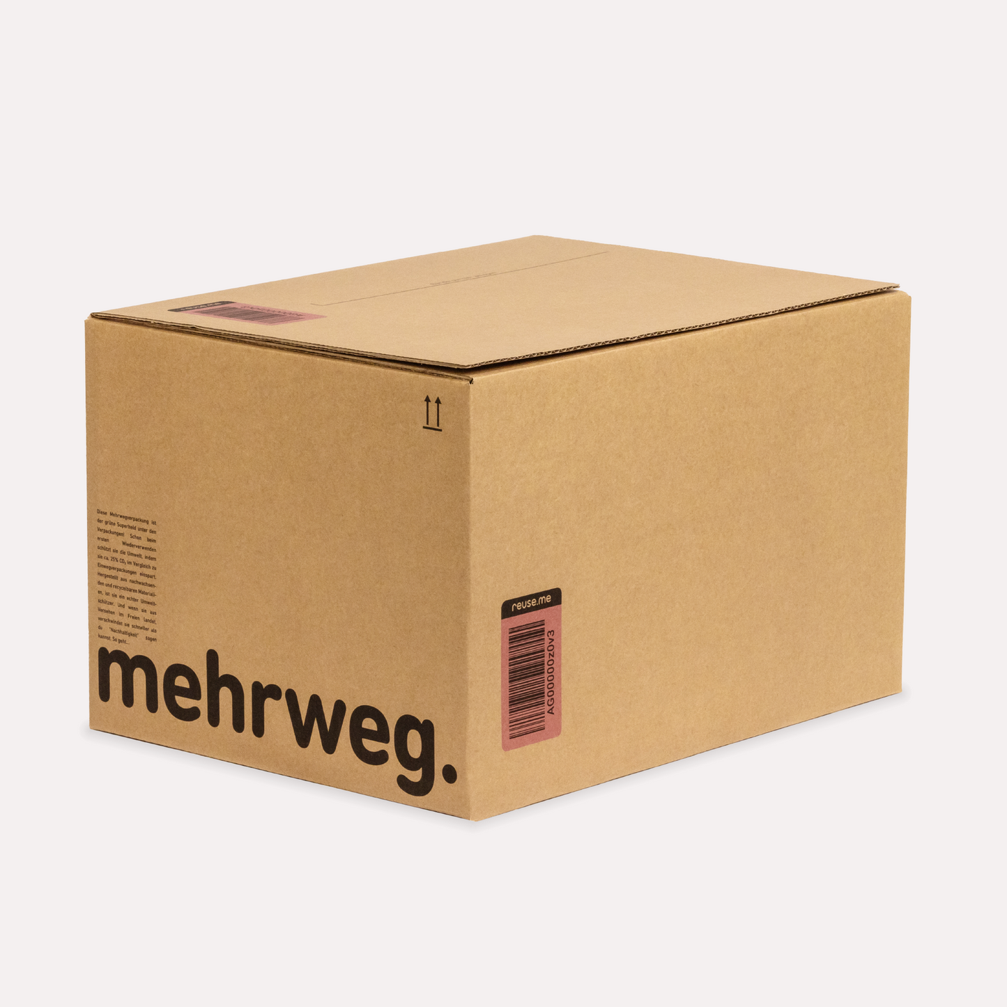 	Nachhaltige und wiederverwendbare Mehrweg Karton Verpackung Versandkarton