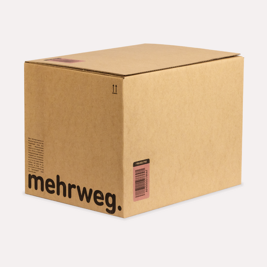 	Nachhaltige und wiederverwendbare Mehrweg Karton Verpackung Versandkarton