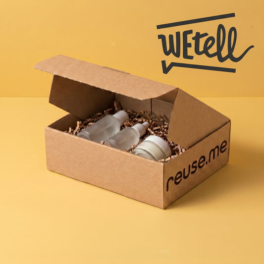 WEtell x Kleinpaket xs2e – 230x190x78mm